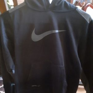 BLACK AND GRAY NIKE HOODIE
